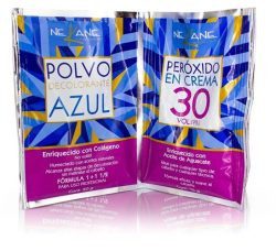 Decolorante Nekane Polvo Azul 50gr + Peroxido 30vol 75g